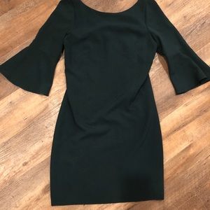 Vince Camuto hunter green dress